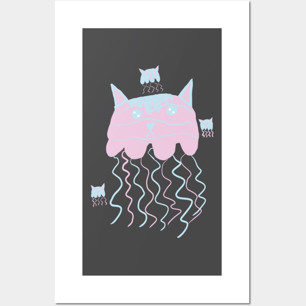 Cotton Candy Jelly Cat :: Canines and Felines Wall Art by Platinumfrog